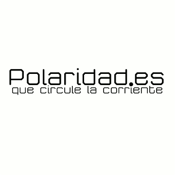 El logotipo de Polaridad.es como un Yin Yang cuadrado
