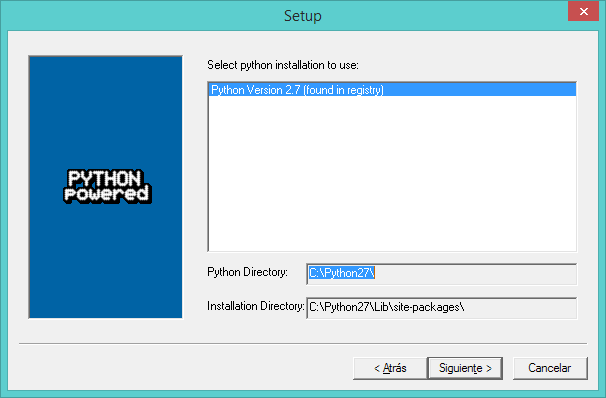 Python instalar serial port extension Windows  localizar carpeta intérprete