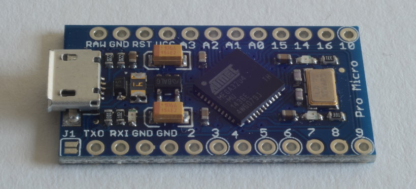 Placa de desarrollo compatible con Arduino basada en el MCU Atmel MEGA 32U4