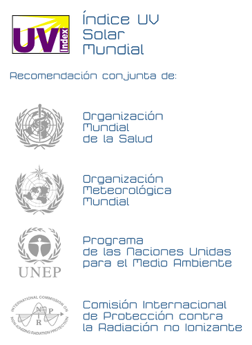 Recomendación conjunta del índice UV organismos internacionales