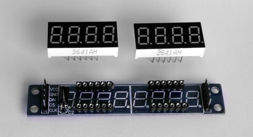 Módulo MAX7219 para Arduino con display LED 7 segmentos 8 dígitos