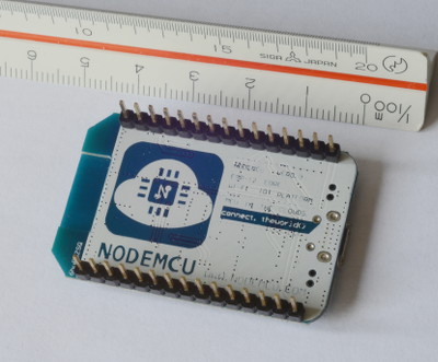 Módulo Wifi ESP8266 Modelo NodeMCU vista posterior