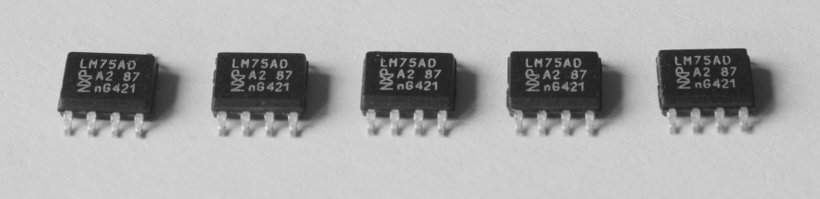 LM75 I2C Sensor temperatura Termómetro bus I2C