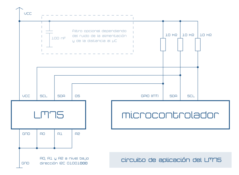 LM75.-Sensor-de-temperatura-I2C.-Circuito-de-aplicaci%C3%B3n Sensor de temperatura I2C LM75