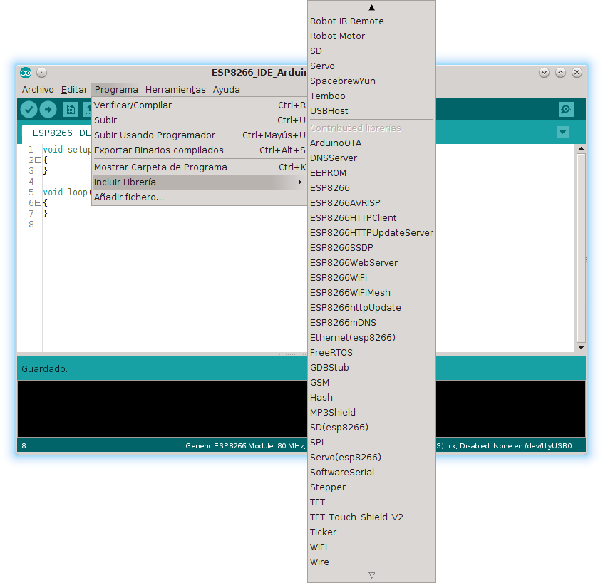 Configurar El Ide De Arduino Para Programar El Esp826 5964