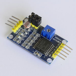 PCF8591 Conversor AD-DA de 8 bits I2C usado desde Arduino