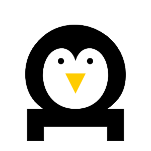 Logotipo Acadacual como pingüino GNU/Linux